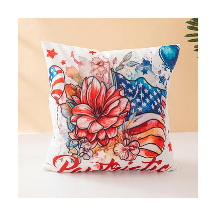 Throw Pillow Covers Decorative Pillow Covers American Flag Pillow Covers Independence Day Cushion Cases