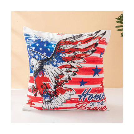 Throw Pillow Covers Decorative Pillow Covers American Flag Pillow Covers Independence Day Cushion Cases