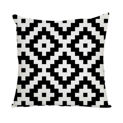 Home Decorative Throw Pillow Case Sofa Cushion Cover Geometric Home Office Indoor Decorative Square