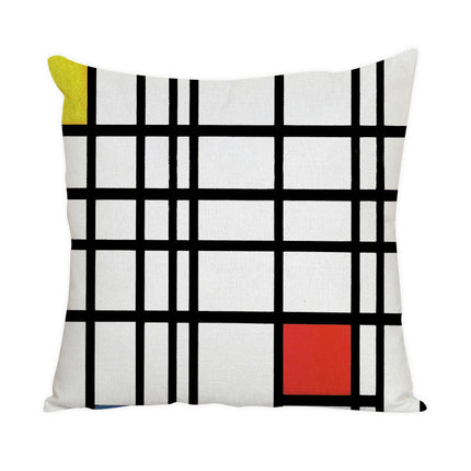 Home Decorative Throw Pillow Case Sofa Cushion Cover Geometric Home Office Indoor Decorative Square