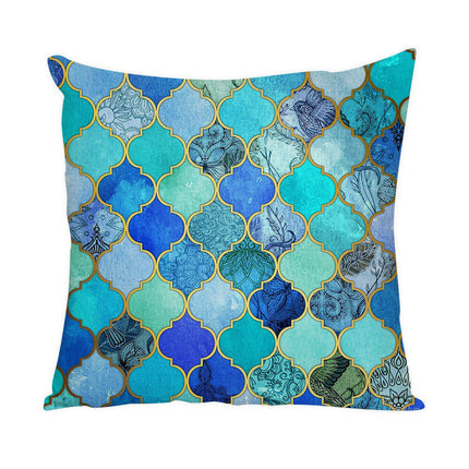 Home Decorative Throw Pillow Case Sofa Cushion Cover Geometric Home Office Indoor Decorative Square