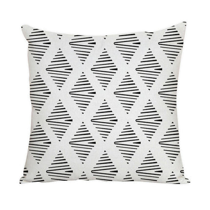 Home Decorative Throw Pillow Case Sofa Cushion Cover Geometric Home Office Indoor Decorative Square