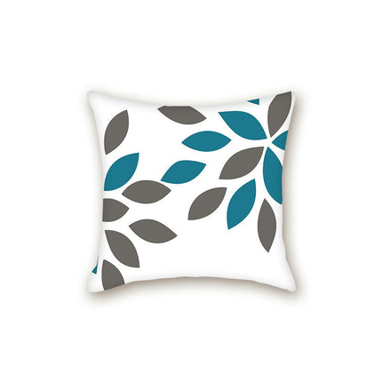 Pillow Covers Geometric Leaves Throw Pillow Covers Decorative Couch Pillowcases For Sofa Home Decor