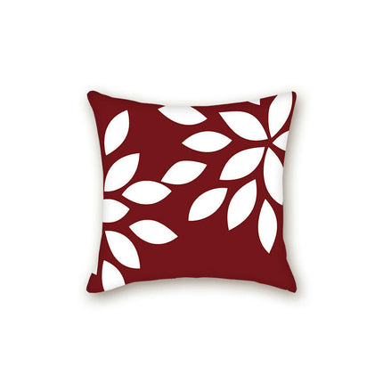 Pillow Covers Geometric Leaves Throw Pillow Covers Decorative Couch Pillowcases For Sofa Home Decor