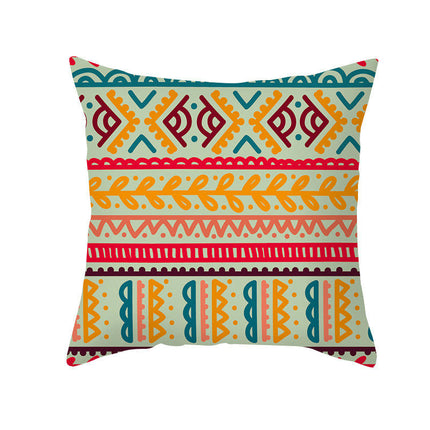 Bohemian Stripe Throw Pillow Covers Decorative Square Cushion Cover Pillowcase for Home