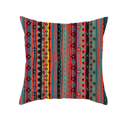 Bohemian Stripe Throw Pillow Covers Decorative Square Cushion Cover Pillowcase for Home