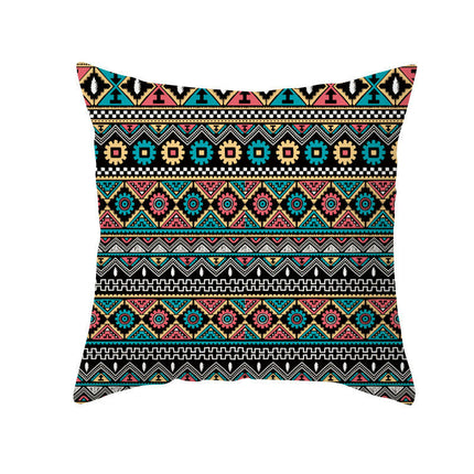 Bohemian Stripe Throw Pillow Covers Decorative Square Cushion Cover Pillowcase for Home