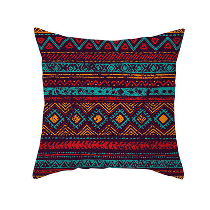 Bohemian Stripe Throw Pillow Covers Decorative Square Cushion Cover Pillowcase for Home