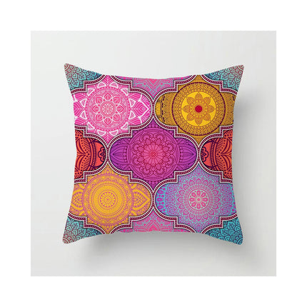 Decorative Throw Pillow Cover Mandala Pillow Case Square Cushion Cover for Sofa Home Car Living Room Decor