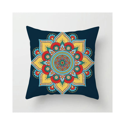 Decorative Throw Pillow Cover Mandala Pillow Case Square Cushion Cover for Sofa Home Car Living Room Decor