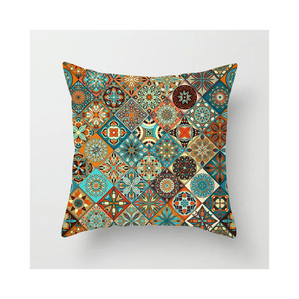 Decorative Throw Pillow Cover Mandala Pillow Case Square Cushion Cover for Sofa Home Car Living Room Decor