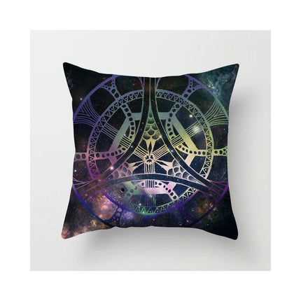 Decorative Throw Pillow Cover Mandala Pillow Case Square Cushion Cover for Sofa Home Car Living Room Decor