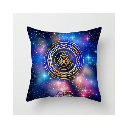 Decorative Throw Pillow Cover Mandala Pillow Case Square Cushion Cover for Sofa Home Car Living Room Decor