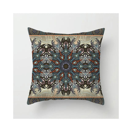 Decorative Throw Pillow Cover Mandala Pillow Case Square Cushion Cover for Sofa Home Car Living Room Decor