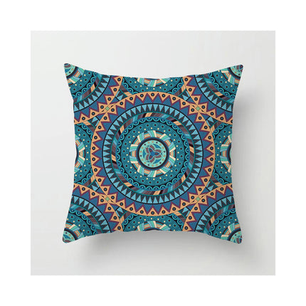 Decorative Throw Pillow Cover Mandala Pillow Case Square Cushion Cover for Sofa Home Car Living Room Decor