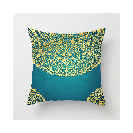 Decorative Throw Pillow Cover Mandala Pillow Case Square Cushion Cover for Sofa Home Car Living Room Decor