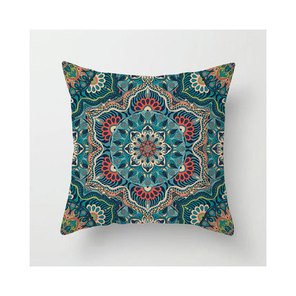 Decorative Throw Pillow Cover Mandala Pillow Case Square Cushion Cover for Sofa Home Car Living Room Decor