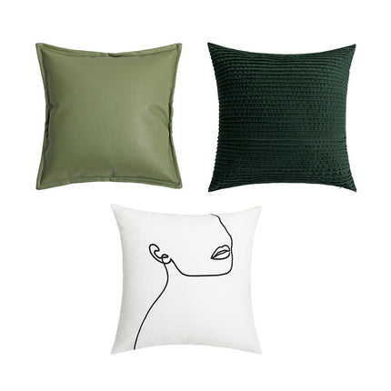 Modern and Simple Throw Pillow Covers Home Decorative Pillow Cushion Cover for Couch Sofa Chair Bed