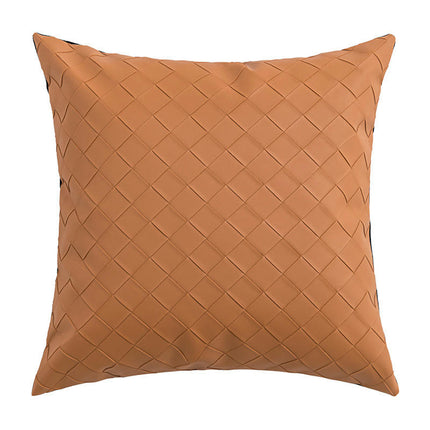 Leather Throw Pillow Covers Decorative Throw Pillows for Couch Sofa Bed Living Room Home Garden