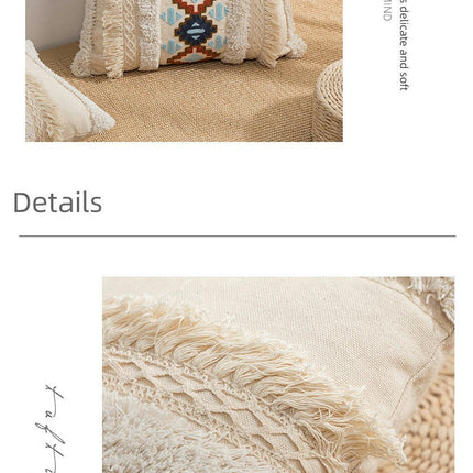 Throw Pillow Cover Ethnic style Pillowcase Decorative Cushion Covers for Farmhouse Home Sofa Bed