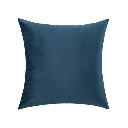 Throw Pillow Cover Soft Velvet Pillowcase Square Decorative Cushion Covers for Farmhouse Home Sofa Bed-A