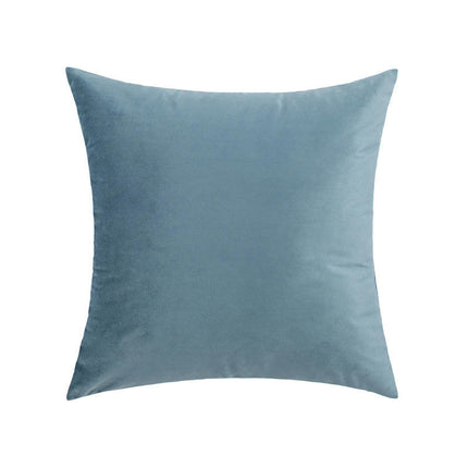 Throw Pillow Cover Soft Velvet Pillowcase Square Decorative Cushion Covers for Farmhouse Home Sofa Bed-A