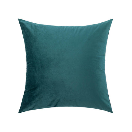 Throw Pillow Cover Soft Velvet Pillowcase Square Decorative Cushion Covers for Farmhouse Home Sofa Bed-A