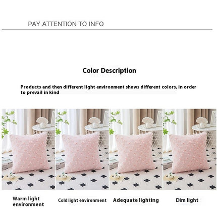 Cute Throw Pillow Covers, Soft Pillow Case Plush Cushion Cover Pillowcase For Home Living Room Bedroom