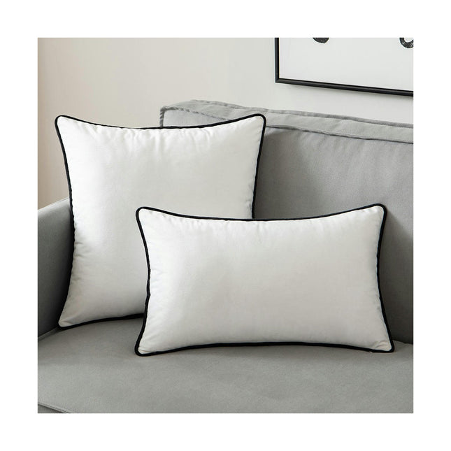 Set of 2 Velvet Pillow Covers Soft Couch Pillow Covers Decorative Throw Pillowcase for Livingroom