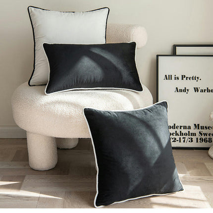 Set of 2 Velvet Pillow Covers Soft Couch Pillow Covers Decorative Throw Pillowcase for Livingroom