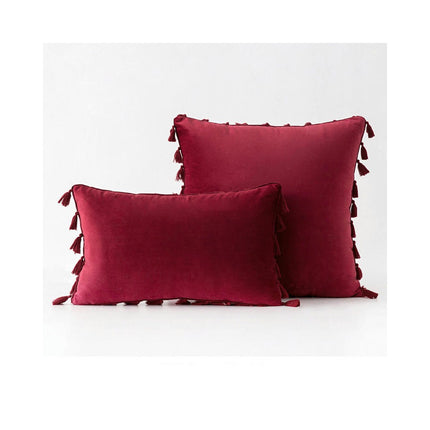 Decorative Throw Pillow Covers Set of 2,Soft Velvet Cushion Covers for Livingroom Bedroom Home Decor-B