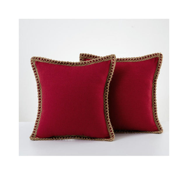 Set of 2 Throw Pillow Covers Farmhouse Decorative Pillow Covers for Sofa Bed Living Room