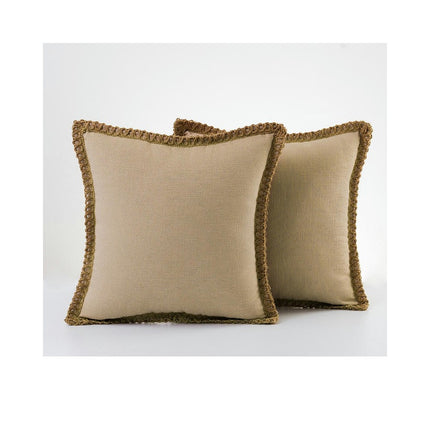 Set of 2 Throw Pillow Covers Farmhouse Decorative Pillow Covers for Sofa Bed Living Room