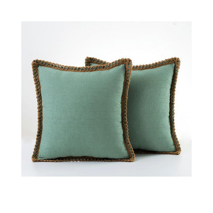 Set of 2 Throw Pillow Covers Farmhouse Decorative Pillow Covers for Sofa Bed Living Room