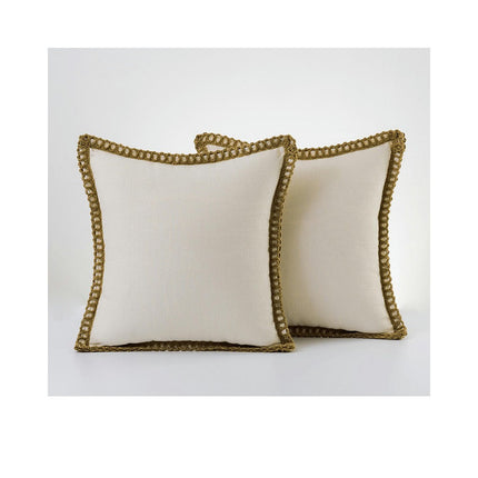 Set of 2 Throw Pillow Covers Farmhouse Decorative Pillow Covers for Sofa Bed Living Room