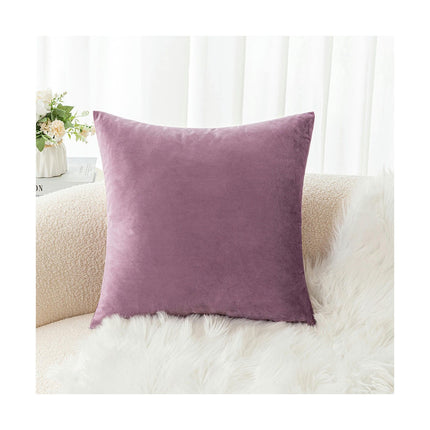 Throw Pillow Covers Decorative Velvet Pillow Covers, Soft Pillowcases for Couch Sofa Bed Living Room-A