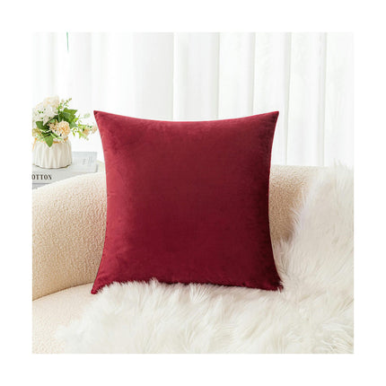 Throw Pillow Covers Decorative Velvet Pillow Covers, Soft Pillowcases for Couch Sofa Bed Living Room-A