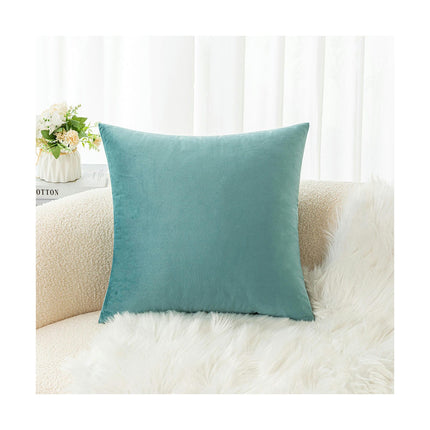 Throw Pillow Covers Decorative Velvet Pillow Covers, Soft Pillowcases for Couch Sofa Bed Living Room-A