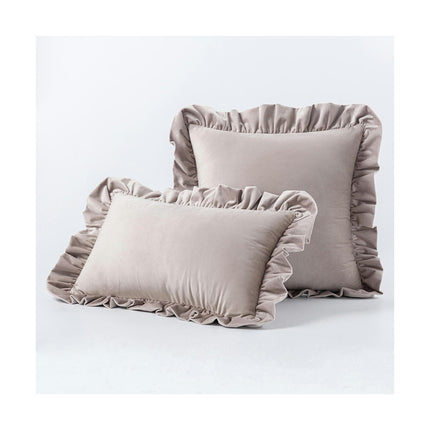 Set of 2 Velvet Pillow Covers Soft Couch Pillow Covers Decorative Throw Pillowcase for Bed Livingroom-B3