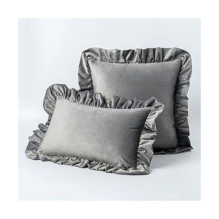 Set of 2 Velvet Pillow Covers Soft Couch Pillow Covers Decorative Throw Pillowcase for Bed Livingroom-B3