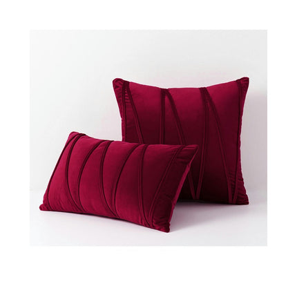 Set of 2 Velvet Pillow Covers Soft Couch Pillow Covers Decorative Throw Pillowcase for Bed Livingroom-A1