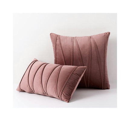 Set of 2 Velvet Pillow Covers Soft Couch Pillow Covers Decorative Throw Pillowcase for Bed Livingroom-A1