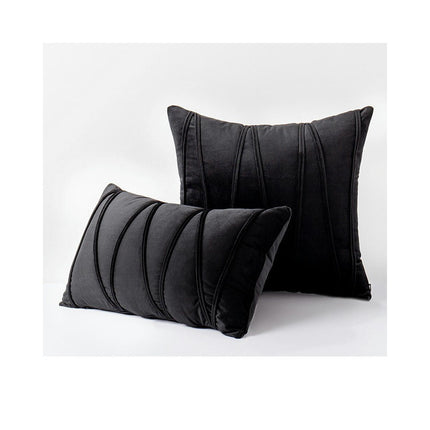 Set of 2 Velvet Pillow Covers Soft Couch Pillow Covers Decorative Throw Pillowcase for Bed Livingroom-A1