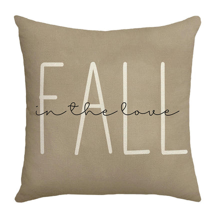 Pumpkin Throw Pillow Cover Autumn Farmhouse Cushion Case Decoration for Sofa Home Couch