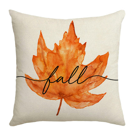 Throw Pillow Covers Hello Pumpkin Cushion Cases, Thanksgiving Decorative Pillowcase for Sofa Bed