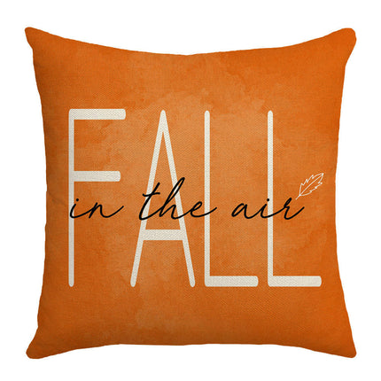 Throw Pillow Covers Hello Pumpkin Cushion Cases, Thanksgiving Decorative Pillowcase for Sofa Bed