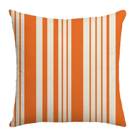 Thanksgiving Farmhouse Cushion Case Pumpkin Throw Pillow Cover Decoration for Sofa Home Couch-A