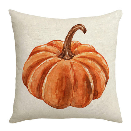 Pumpkin Pillow Covers,Autumn Thanksgiving Throw Pillow Covers Maple Leaf Decor Cushion Covers