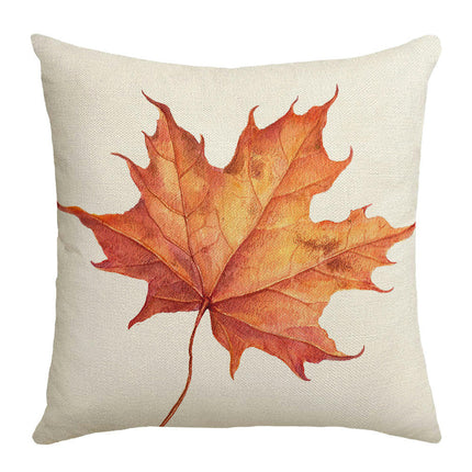 Pumpkin Pillow Covers,Autumn Thanksgiving Throw Pillow Covers Maple Leaf Decor Cushion Covers