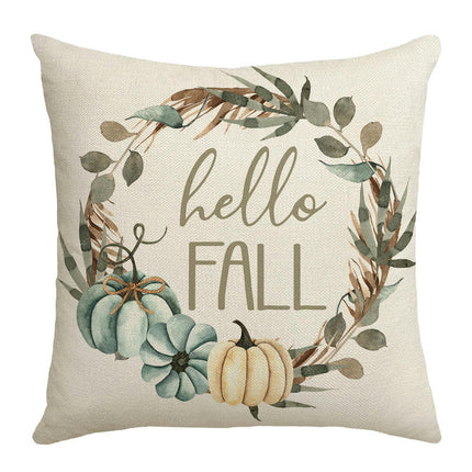 Truck Pumpkin Pillow Covers Thanksgiving Throw Pillow Covers Decor Cushion Covers for Home